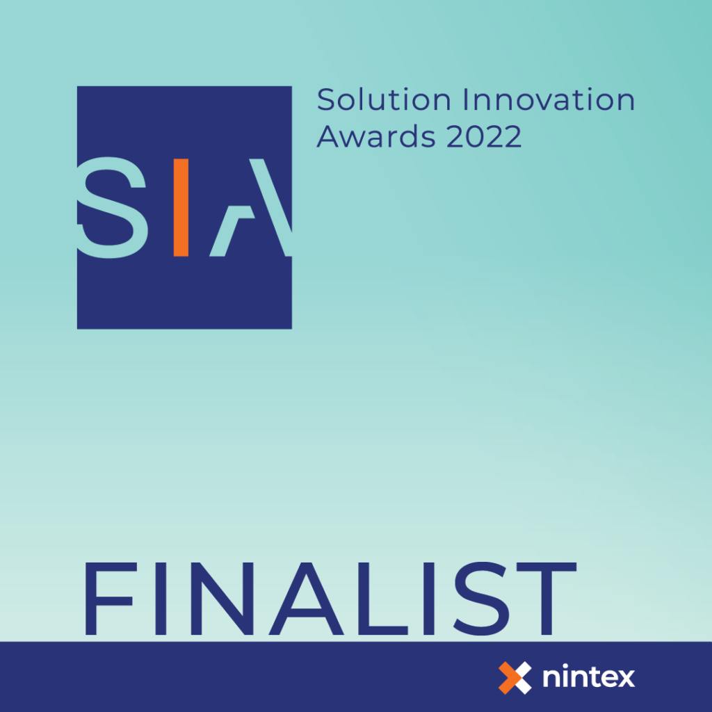 Nintex Solution Innovation Award Finalist